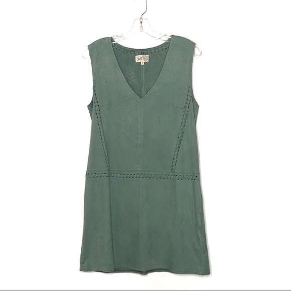 Jolt Dresses & Skirts - Jolt mint green brushed faux suede shift dress